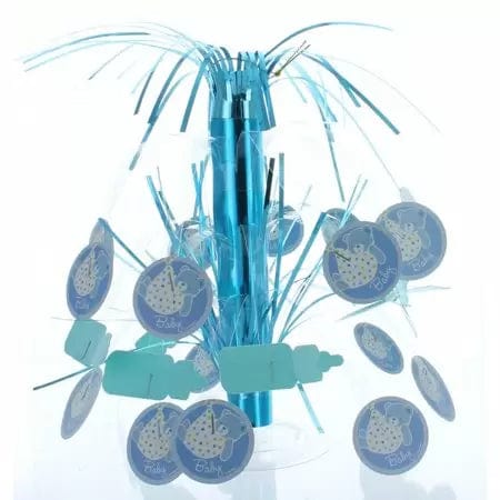Unique Party Supplies Baby Boy Stork Mini Centerpiece