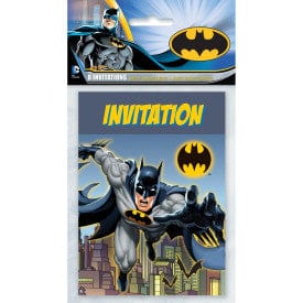 Unique Party Supplies Batman Invitations ( count)
