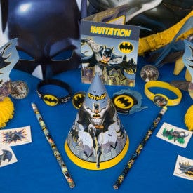 Unique Party Supplies Batman Invitations ( count)