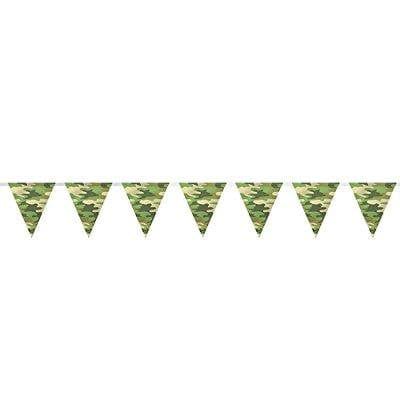 Unique Party Supplies Camo Flag Banner 8′