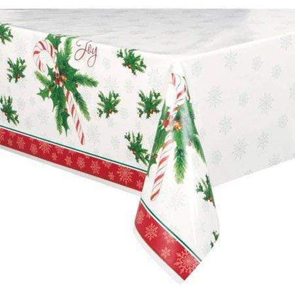 Unique Party Supplies Candy Cane Table Cover
