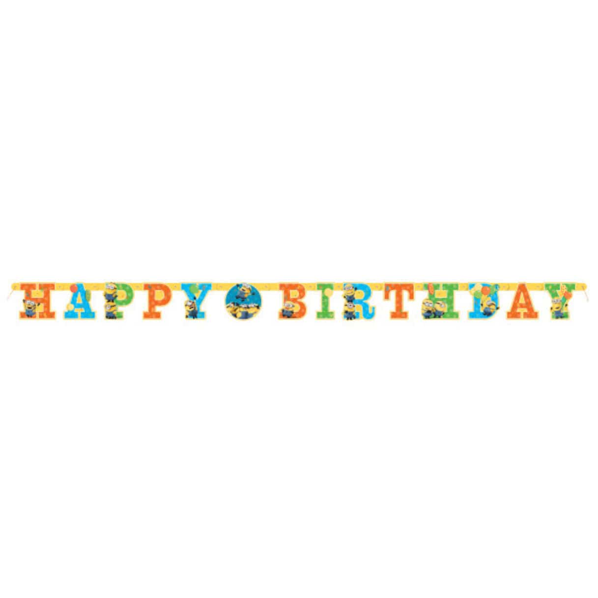 Unique Party Supplies Despicable Me Minions Birthday Banner