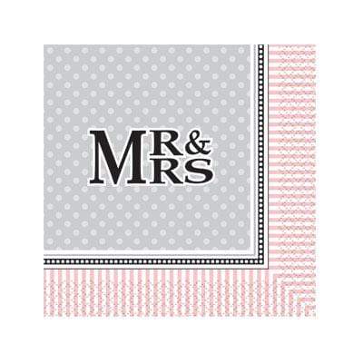 Unique Party Supplies Elegant Wedding Bev Naps (16 count)