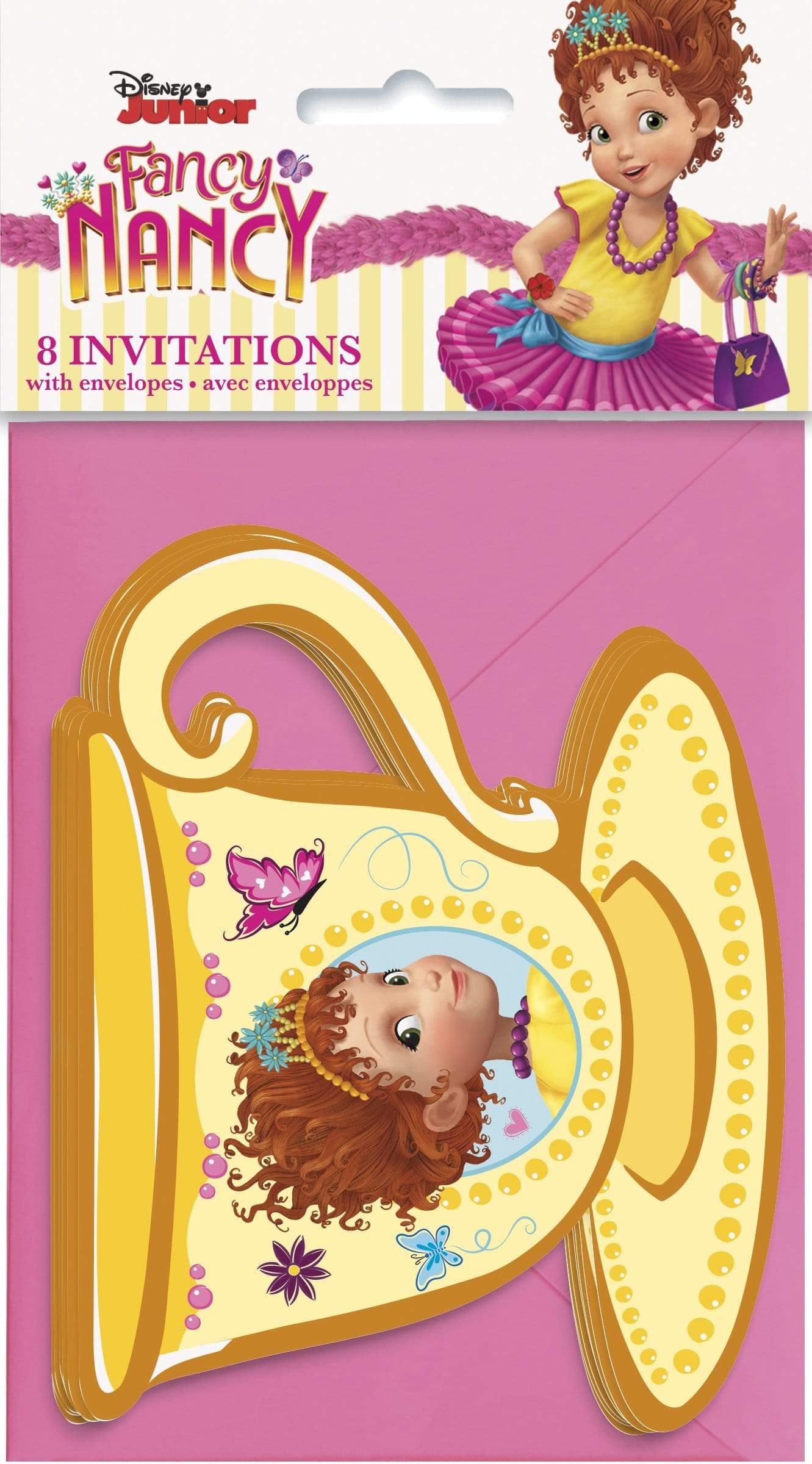 Unique Party Supplies Fancy Nancy Invitations (8 count)
