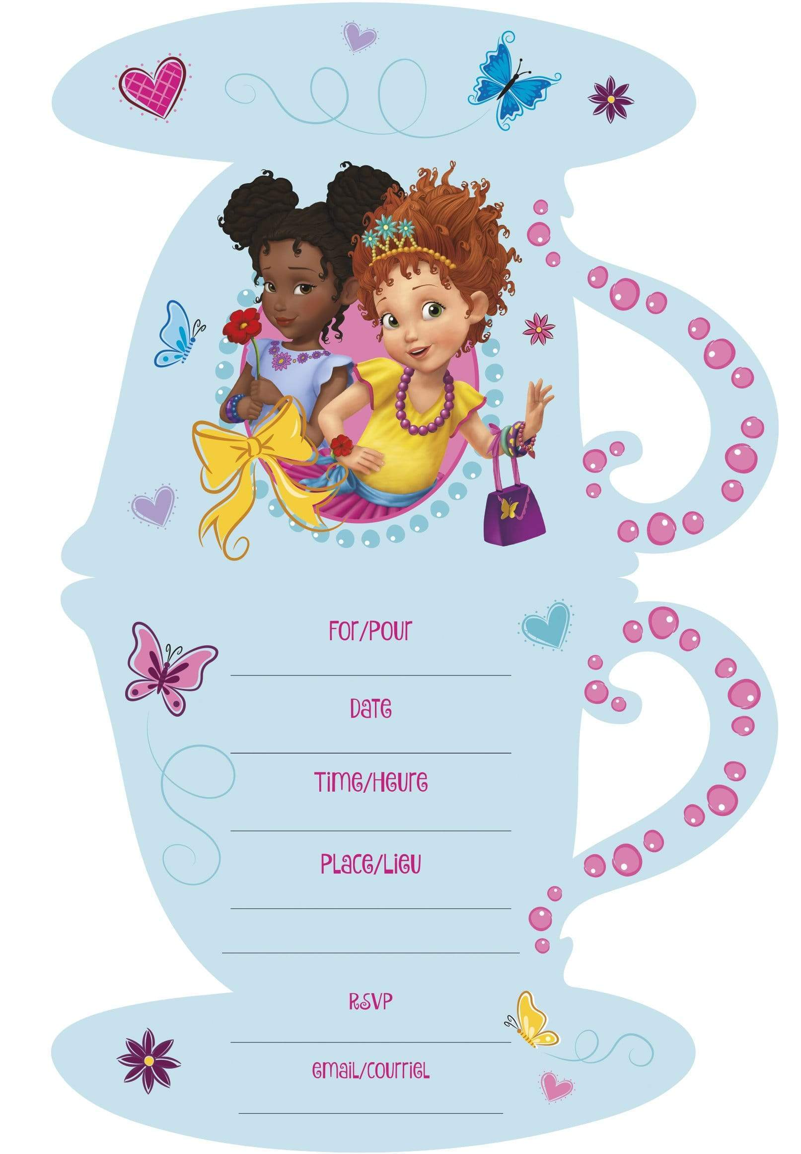 Unique Party Supplies Fancy Nancy Invitations (8 count)