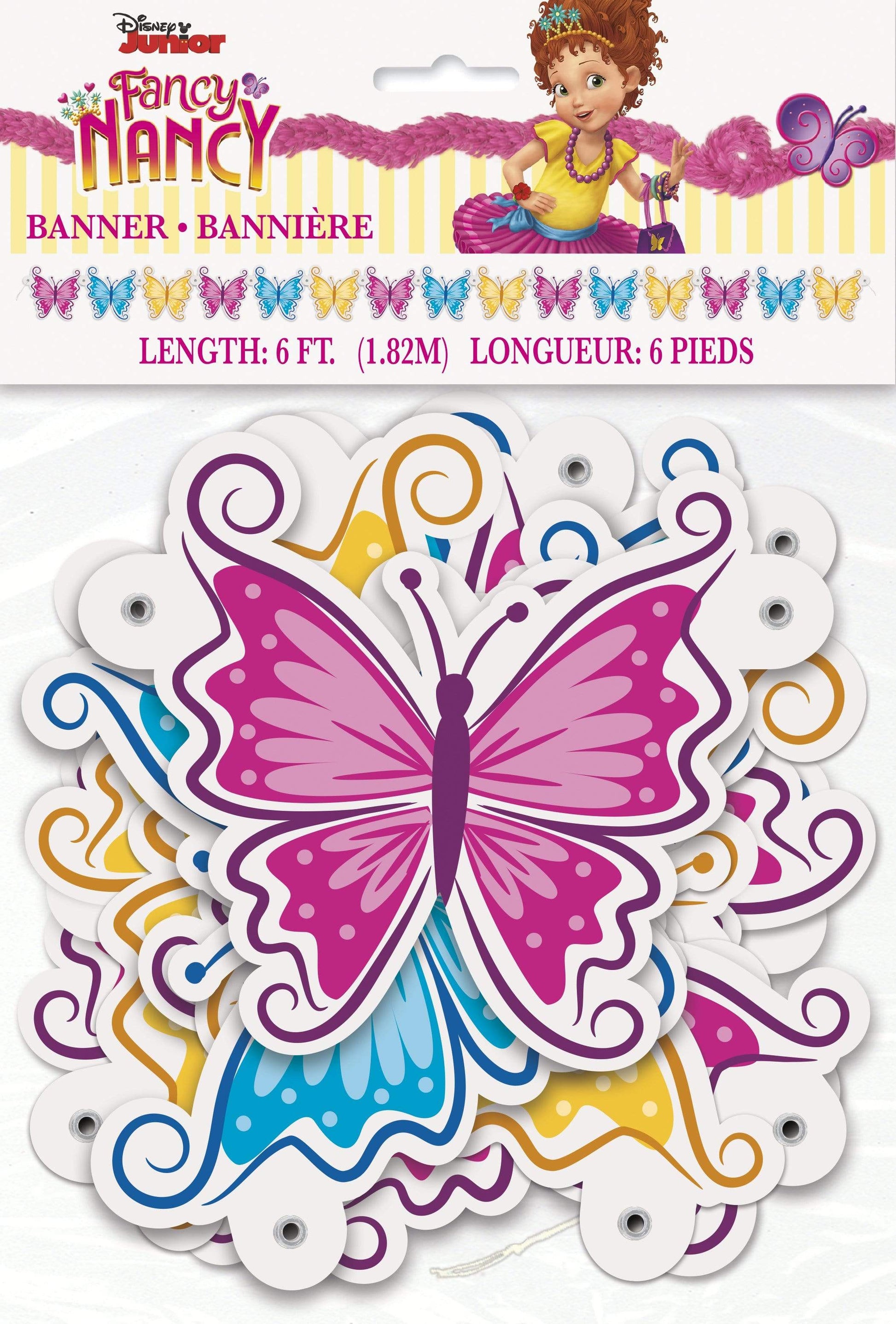 Unique Party Supplies Fancy Nancy Jointed Banner