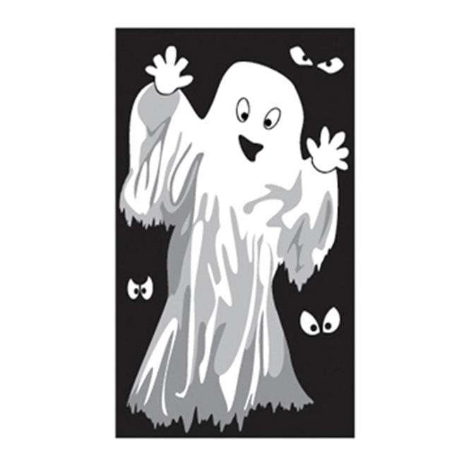 Unique Party Supplies Ghost & Skeleton Assorted Window Silhouettes