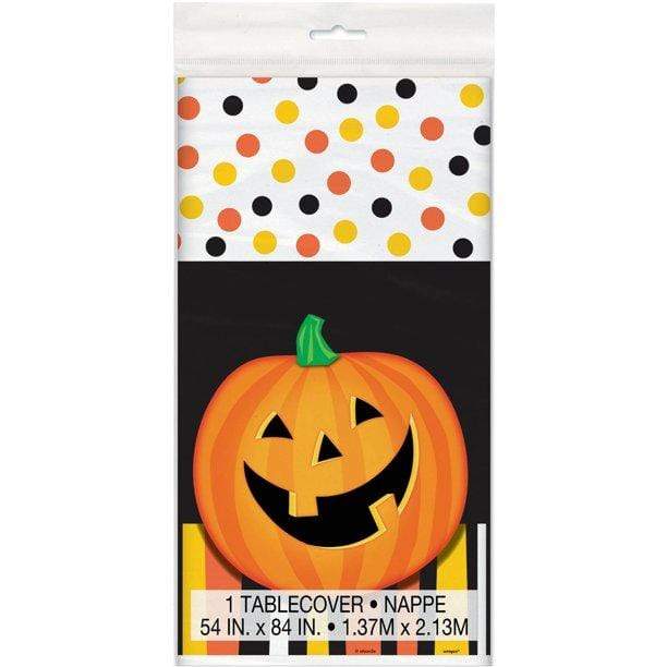 Unique Party Supplies Halloween Smiling Pumpkin Table Cover