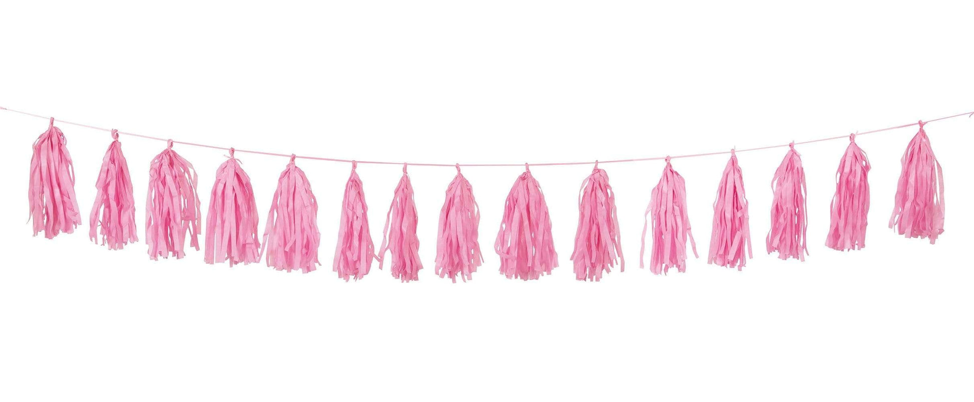 Unique Party Supplies Hot Pink 9-Foot Tassel Garland
