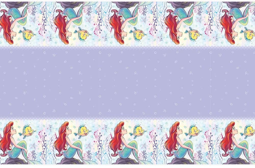 Unique Party Supplies Little Mermaid Table Cover 54″ x 84″