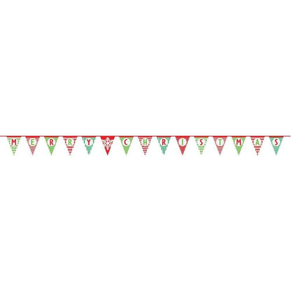 Unique Party Supplies Merry Christmas 14' Flag Banner