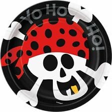 Unique Party Supplies Pirate Fun Plates 7″ (8 count)