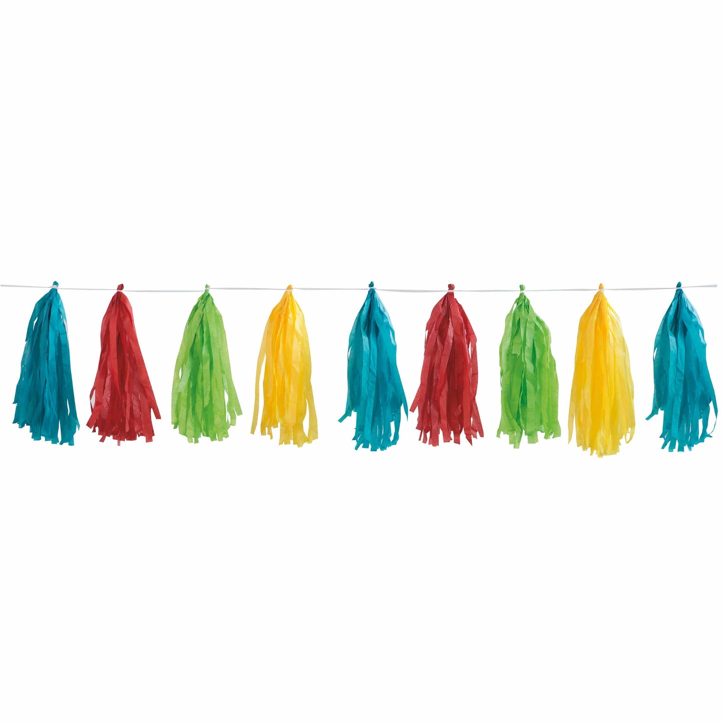 Unique Party Supplies Rainbow 9-Foot Tassel Garland