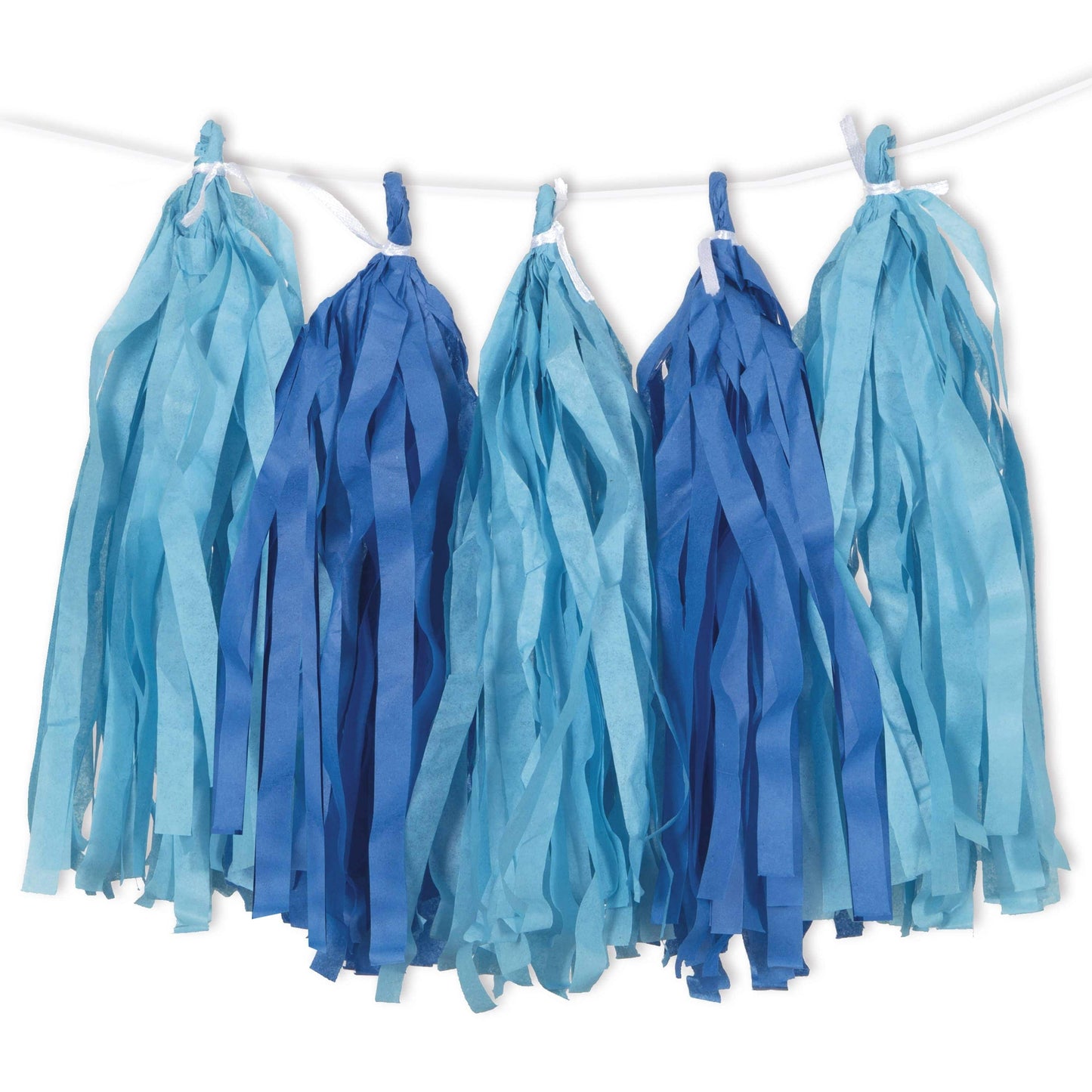 Unique Party Supplies Royal & Light Blue 9-Foot Tassel Garland