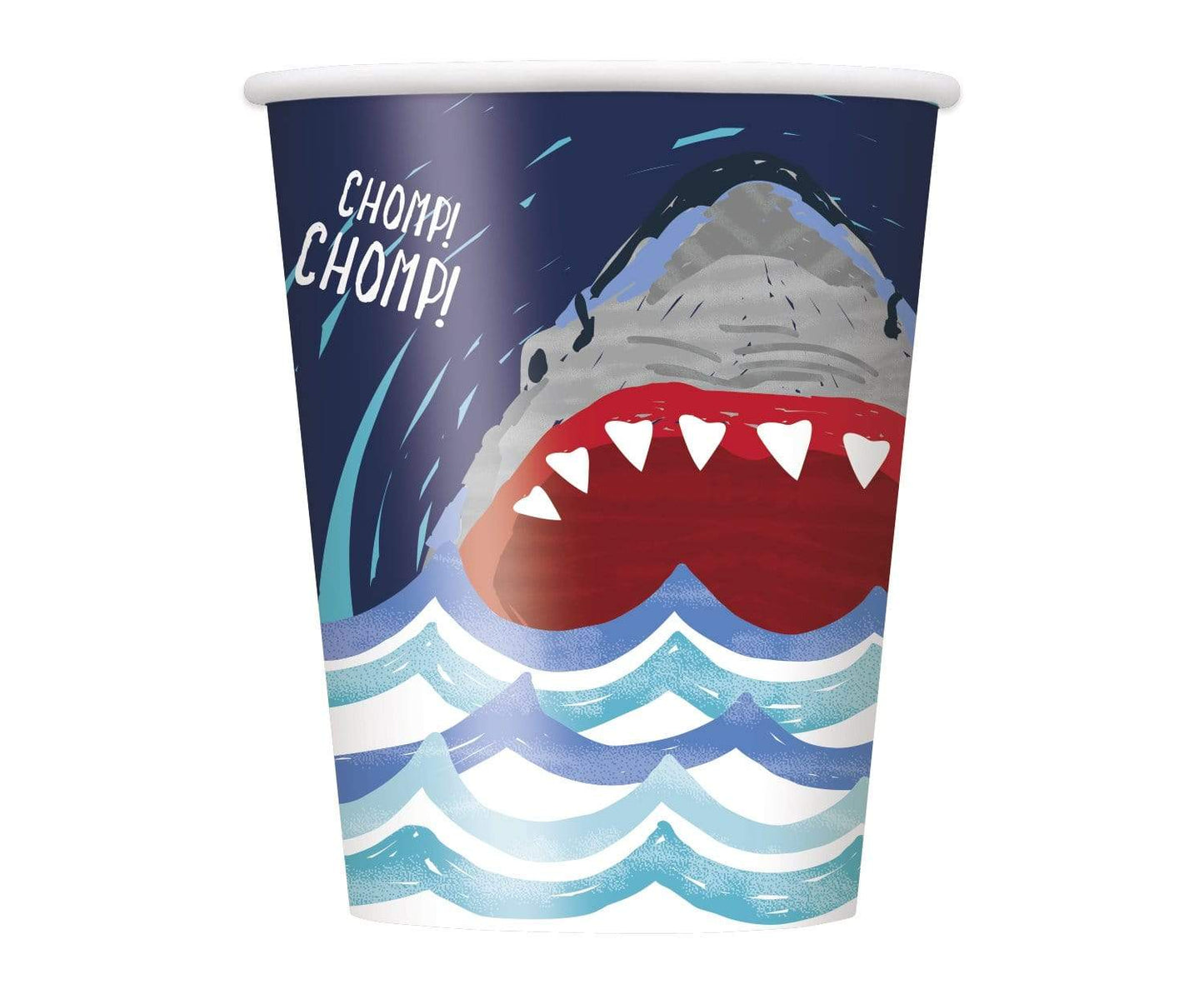 Unique Party Supplies Shark Surf 9oz Cup  (8 count)