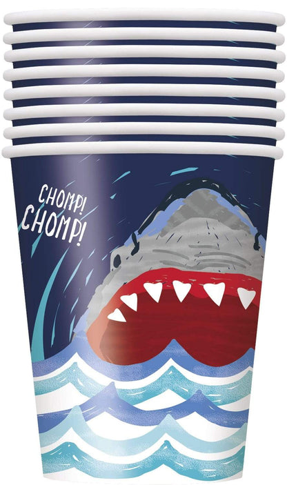 Unique Party Supplies Shark Surf 9oz Cup  (8 count)