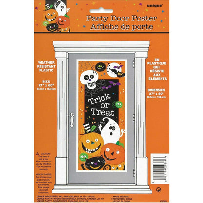 Unique Party Supplies Spooky Smiles Door Poster