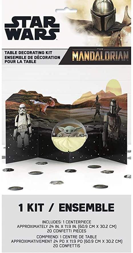 Unique Party Supplies Star Wars Mandalorian The Child Table Decoration Kit