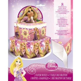 Unique Party Supplies Tangled Favor Box Decoration Kit (8 count)