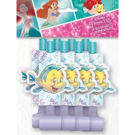 Unique Party Supplies The Little Mermaid Blowouts (8 count)