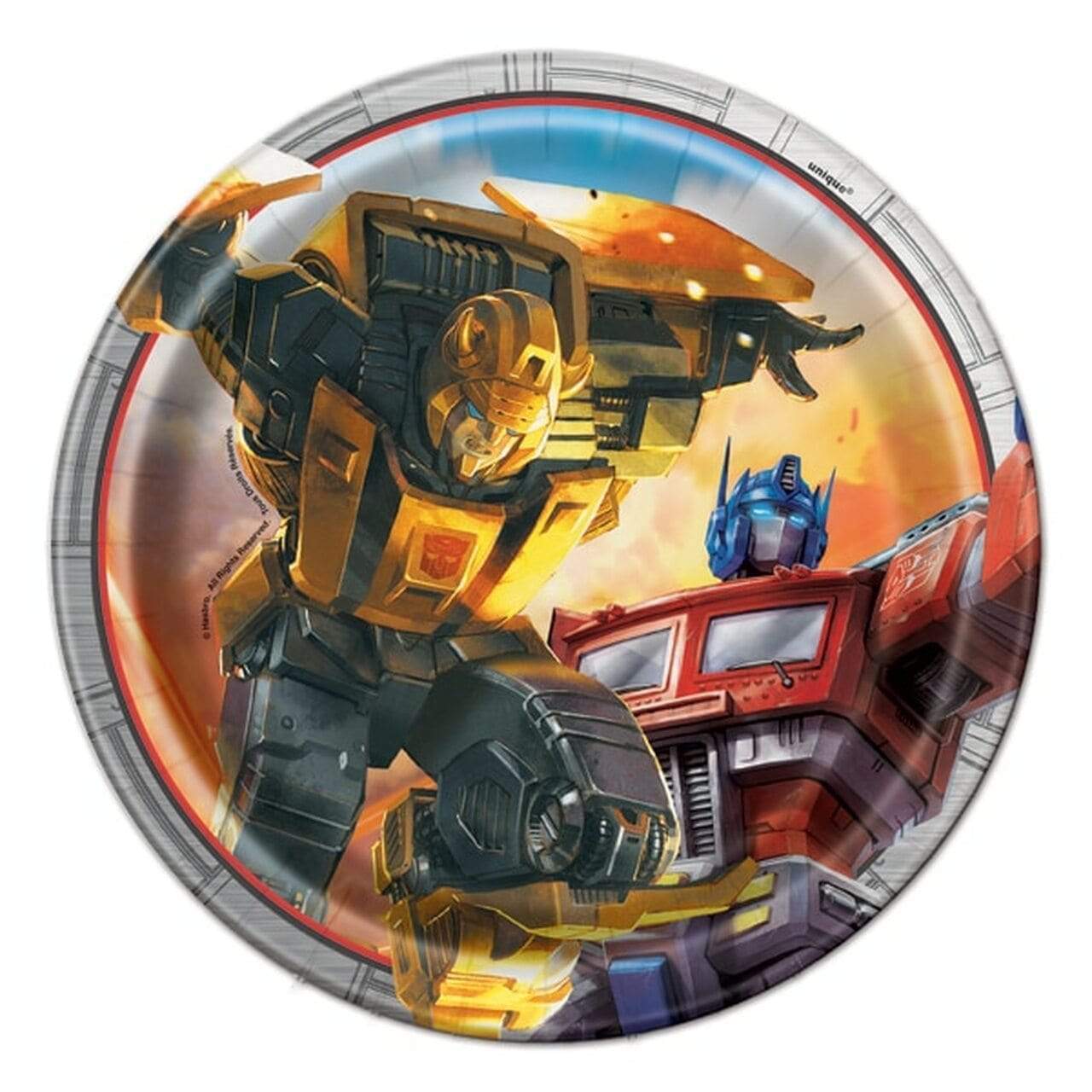 Unique Party Supplies Transformers 7in Plates 7″ (8 count)