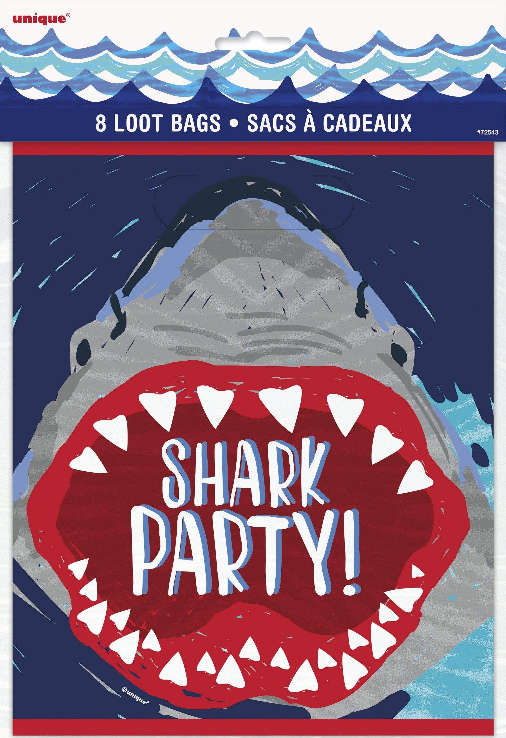 Unique Shark Surf Loot Bag  (8 count)