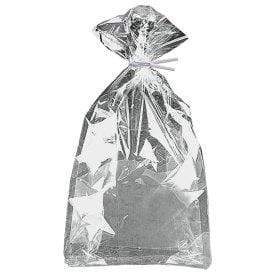 Unique Silver Foil Cello Bags 5″ (10 count)
