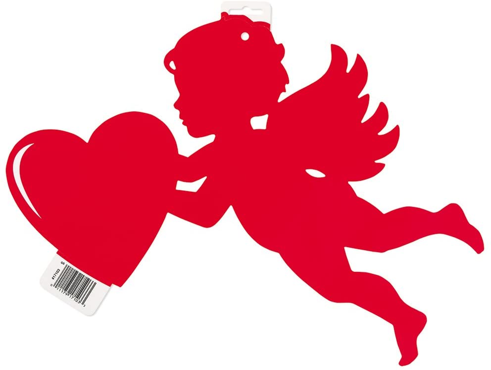 Unique Valentine's Day Cupid Cutout Decoration 16.5″