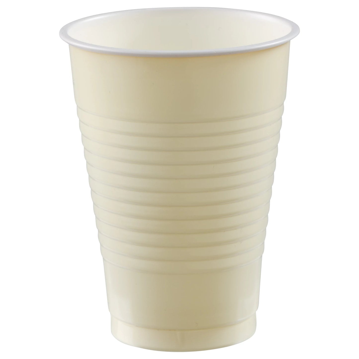 Vanilla Creme Plastic Cups by Amscan from Instaballoons