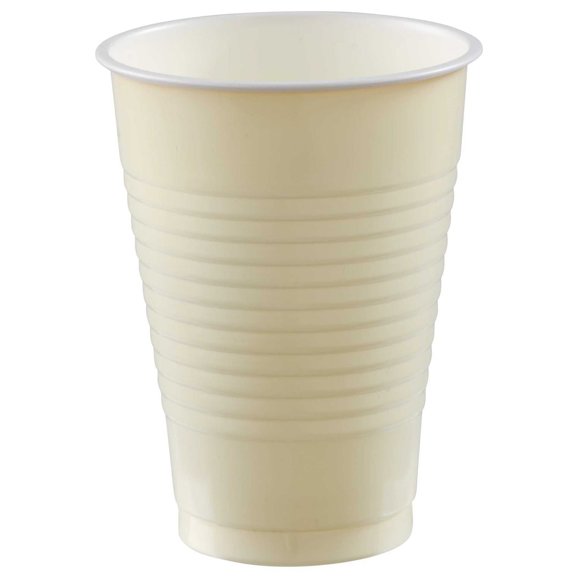 Vanilla Creme Plastic Cups by Amscan from Instaballoons