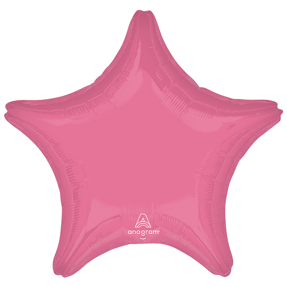 Vibrant Pink Star 18″ Foil Balloon by Anagram from Instaballoons