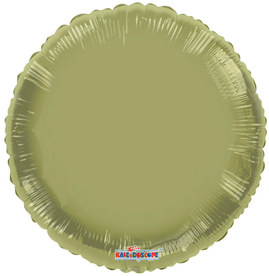 Vintage Round Dark Olive Gellibean 18″ Foil Balloon by Convergram from Instaballoons