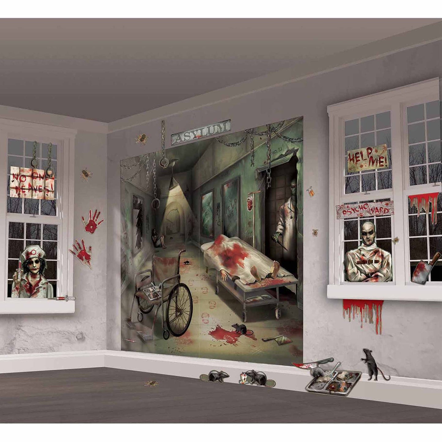 Wall Decorating Kit - Asylum - Amscan