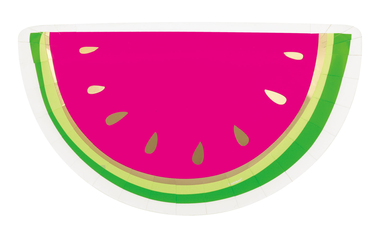 Watermelon Shaped Plates by Unique from Instaballoons