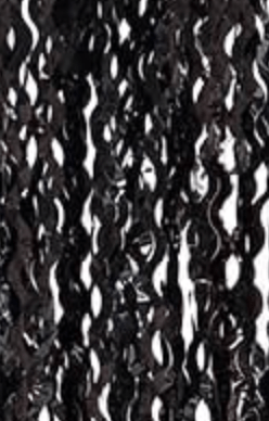 Wave Foil Door Curtains - Winner Party