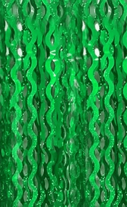 Wave Foil Door Curtains - Winner Party