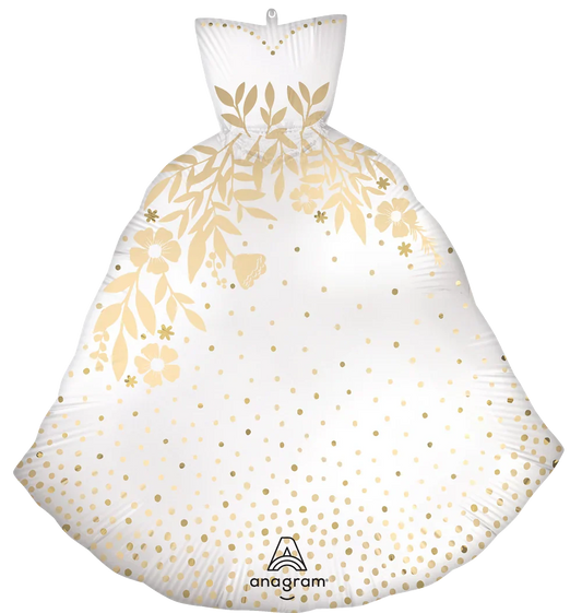 Wedding Dress Let's Toast 29″ Foil Balloon by Anagram from Instaballoons