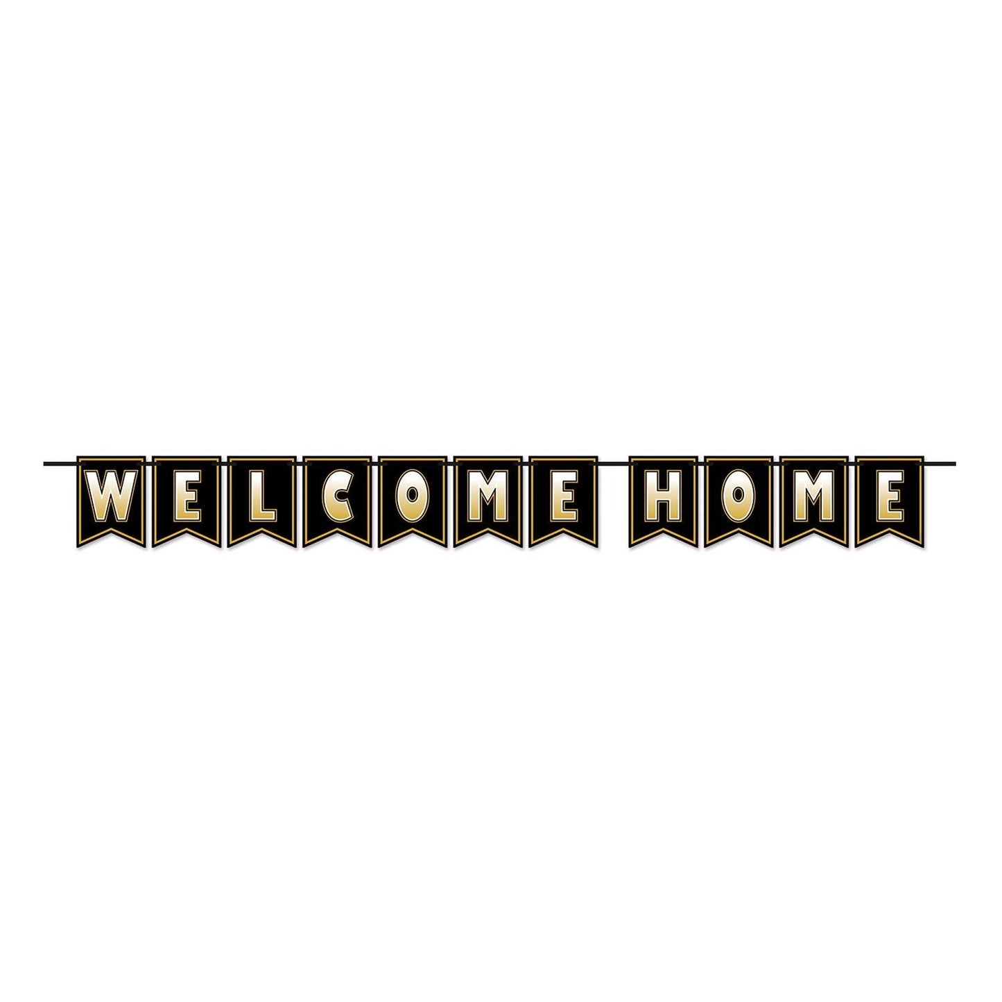 Welcome Home Streamer 6″ x 7′ by Beistle from Instaballoons