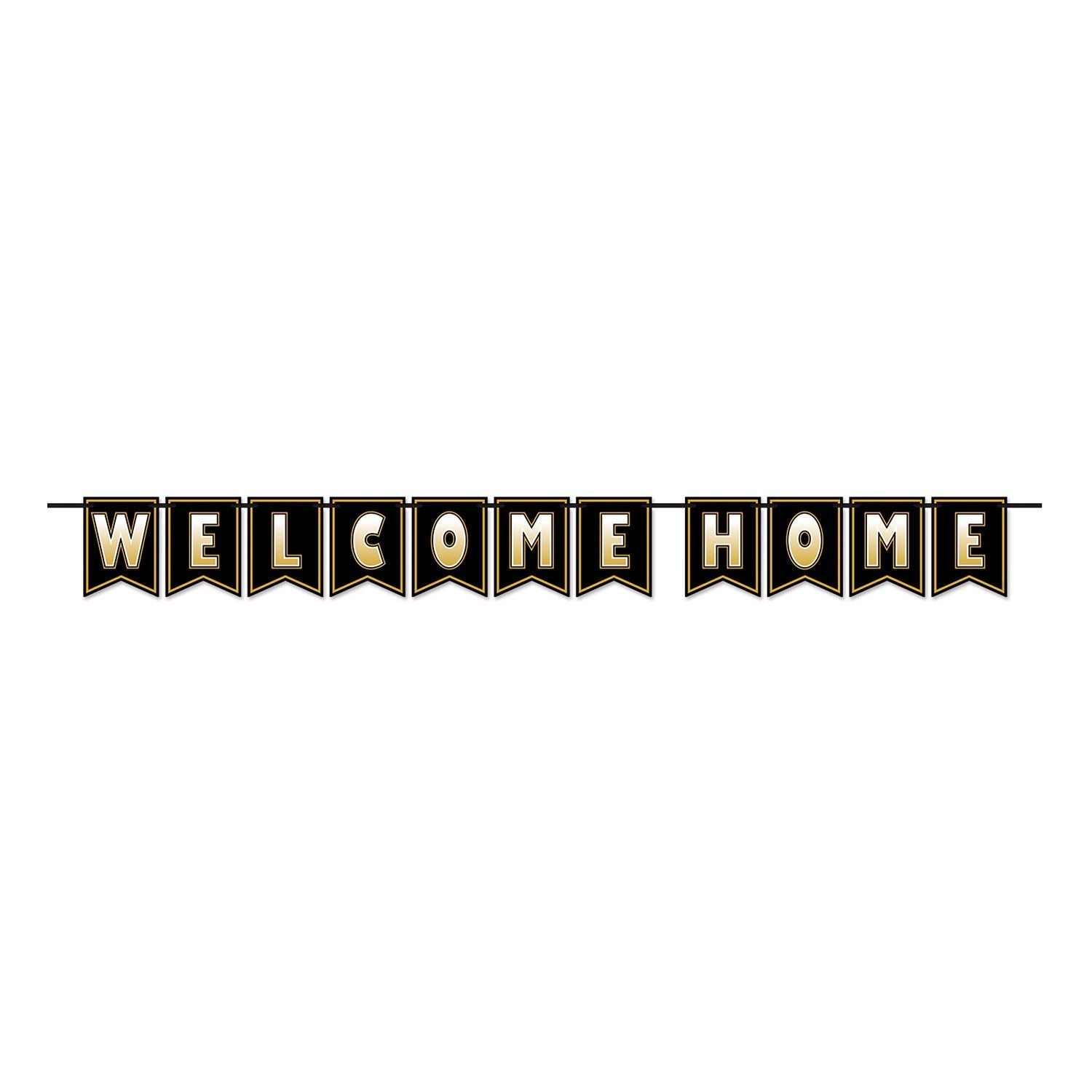 Welcome Home Streamer 6″ x 7′ by Beistle from Instaballoons