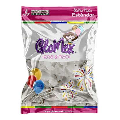 White 18″ Latex Balloons by GloMex from Instaballoons