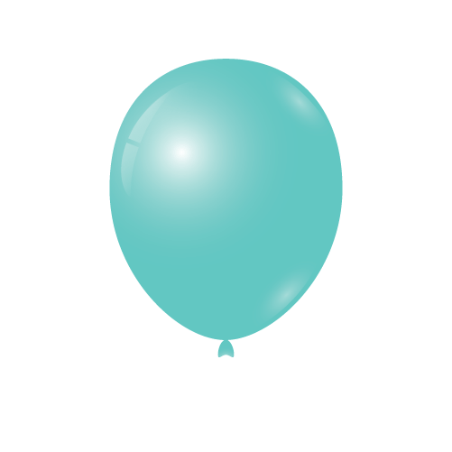 Winntex Latex Turquoise 12″ Latex Balloons (72)