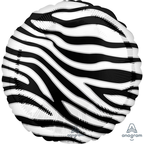 Zebra Animal Print 18″ Foil Balloon by Anagram from Instaballoons